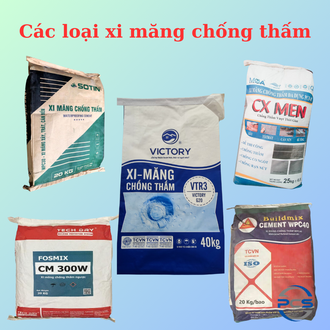 Bảng giá những loại xi măng chống thấm trên thị trường. So sánh ưu nhược điểm